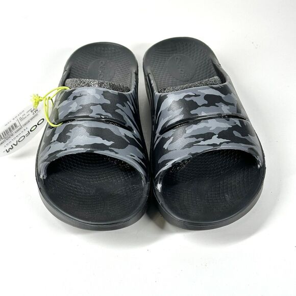 OOFOS OOAHH Sport Slide - Black Camo Sandals Men’s 7 / Women’s 9 New - Picture 3 of 13